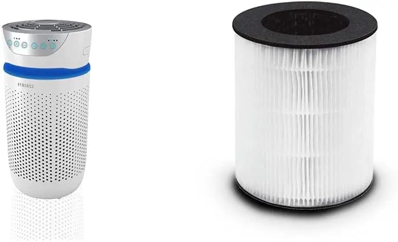 Tower Air Purifier for Viruses, Bacteria, Allergens, Dust, Germs, HEPA Filter, White & TotalClean 3-in-1 HEPA-Type Filter Re Ess 
Tower Air Purifier for Viruses, Bacteria, Allergens, Dust, Germs, HEPA Filter, White & TotalClean 3-in-1 HEPA-Type Filter Re Ess