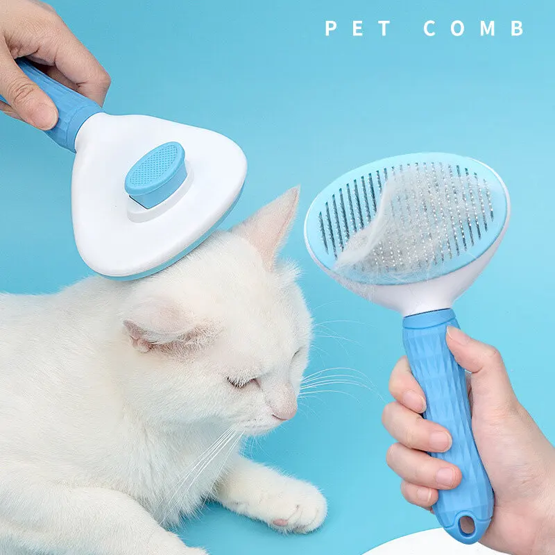 Dog Hair Removal Comb Grooming Cats Comb Pet Products Cat Flea Comb Pet Comb for Dogs Grooming Toll Automatic Hair Brush Trimmer
Dog Hair Removal Comb Grooming Cats Comb Pet Products Cat Flea Comb Pet Comb for Dogs Grooming Toll Automatic Hair Brush Trimmer