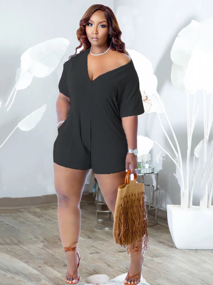 Women Summer Jumpsuit Streetwear Cotton Jumpsuit Shorts Rompers Sexy V Neck Plus Size Jumpsuits Wholesale Bulk Dropshipping
Women Summer Jumpsuit Streetwear Cotton Jumpsuit Shorts Rompers Sexy V Neck Plus Size Jumpsuits Wholesale Bulk Dropshipping