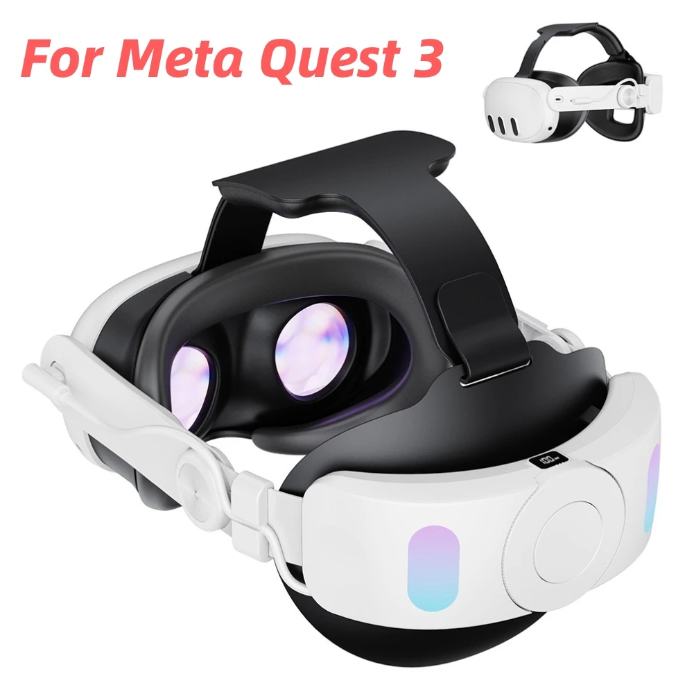 Регулируемый ремешок для головы для наушников Meta Quest 3, ремешок для головы для аккумулятора, совместимый с ремешком для головы Oculus вопросов 3 Elite Halo, Аккумулятор 6000 мАч
Регулируемый ремешок для головы для наушников Meta Quest 3, ремешок для головы для аккумулятора, совместимый с ремешком для головы Oculus вопросов 3 Elite Halo, Аккумулятор 6000 мАч