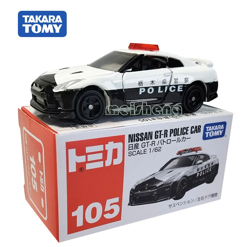 TAKARA TOMY TOMICA Scale 1/62 Nissan GT-R Police Car 105 Alloy Diecast Metal Car Model Vehicle Toys Gifts Collections
TAKARA TOMY TOMICA Scale 1/62 Nissan GT-R Police Car 105 Alloy Diecast Metal Car Model Vehicle Toys Gifts Collections