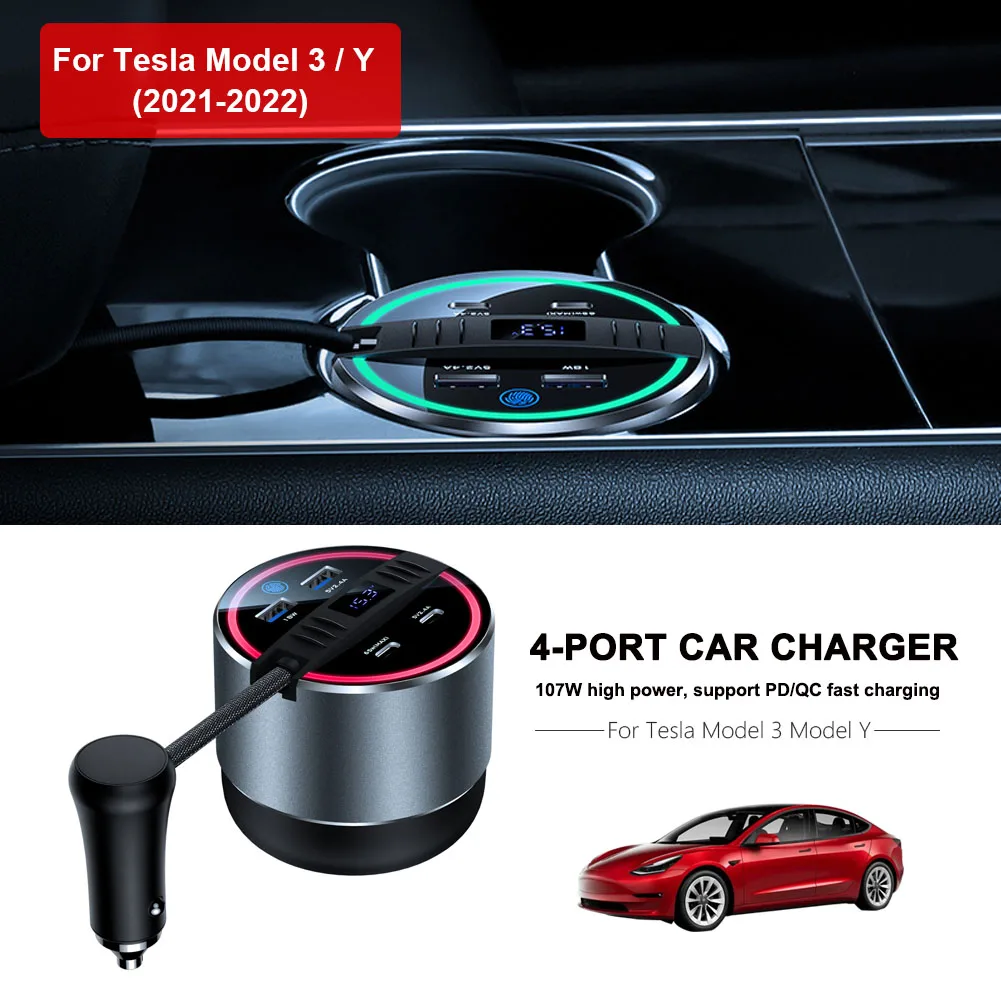 Water Cup 4-in-1 Fast Charger For 2021-2023 Model 3 Y Laptop Phone High-power Charging
Water Cup 4-in-1 Fast Charger For 2021-2023 Model 3 Y Laptop Phone High-power Charging