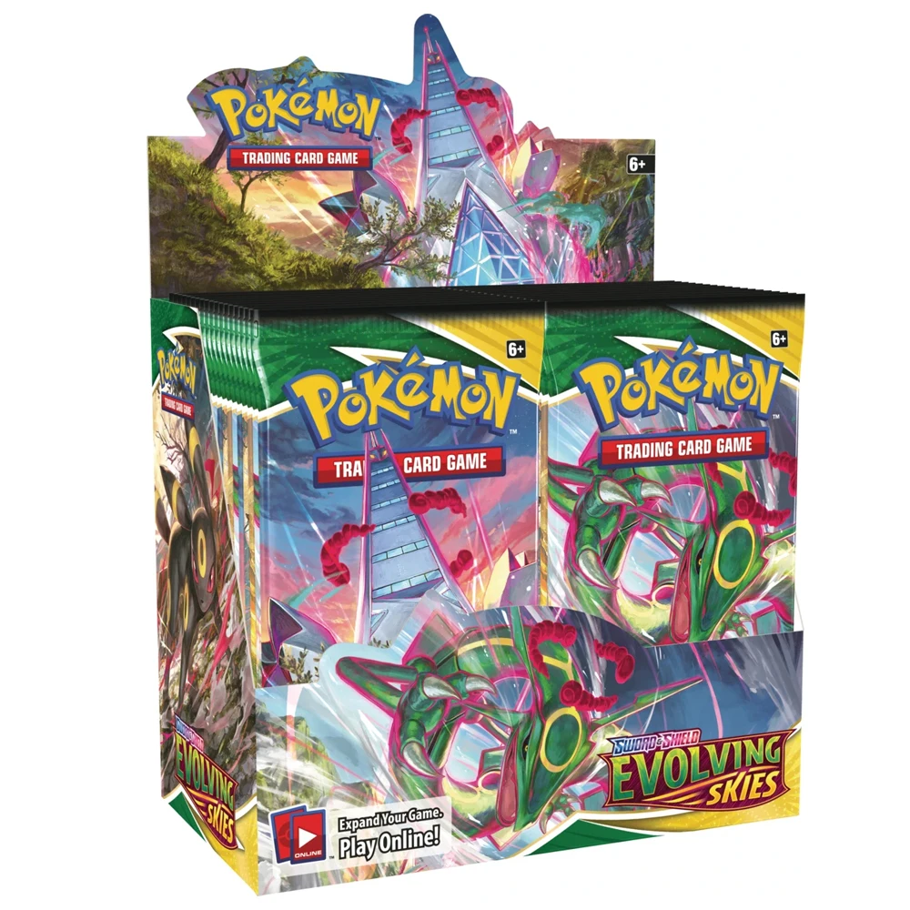 Pokemon 360 Cards TCG Sword and Shield Evolving Skies Booster Box Dark Ablaze Booster Box Trading Card Game Collection Toy 
Pokemon 360 Cards TCG Sword and Shield Evolving Skies Booster Box Dark Ablaze Booster Box Trading Card Game Collection Toy