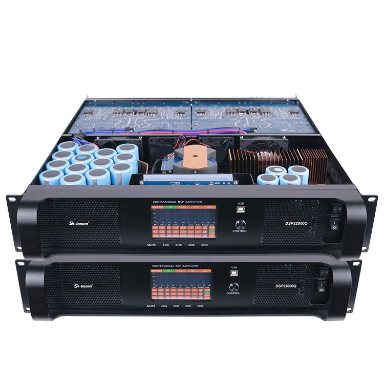 Sinbosen DSP22000Q powerful professional DSP digital power amplifier
Sinbosen DSP22000Q powerful professional DSP digital power amplifier