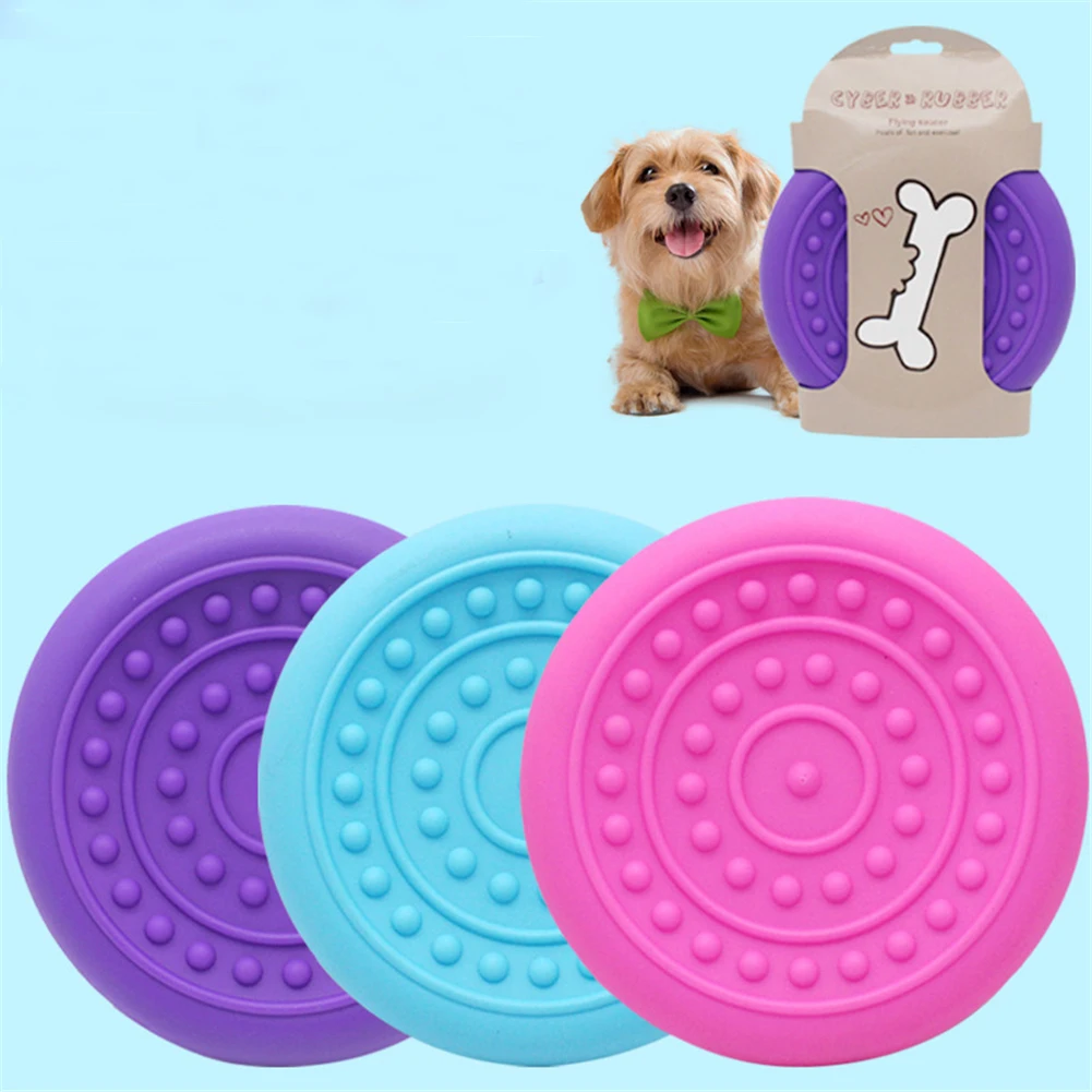 Pet Dog Flying Discs Soft Rubber Flying Saucer Bite Resistant Dog Interactive Training Toy Outdoor Puppy Game Chew Toy Supplies
Pet Dog Flying Discs Soft Rubber Flying Saucer Bite Resistant Dog Interactive Training Toy Outdoor Puppy Game Chew Toy Supplies
