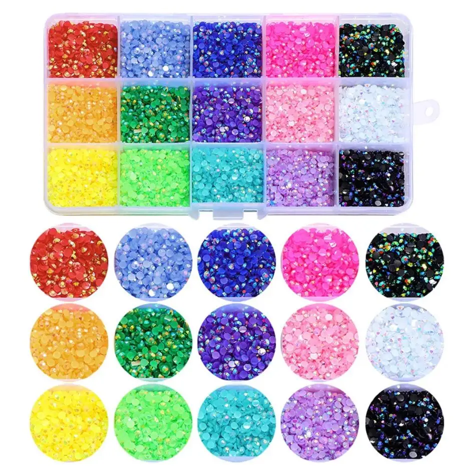15000 шт/коробка дизайн ногтей Стразы s 15 цветов круглые драгоценные камни блестки для украшения ногтей кристалл драгоценный камень плоские С...
15000 шт/коробка дизайн ногтей Стразы s 15 цветов круглые драгоценные камни блестки для украшения ногтей кристалл драгоценный камень плоские С...