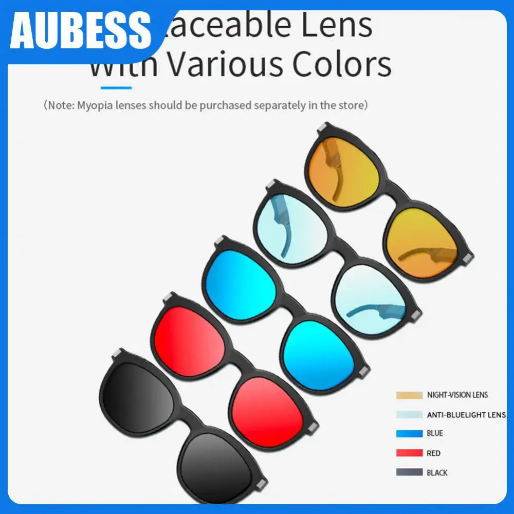 Portable Lightweight Wireless Smart Glasses Touch Control Intelligent Music Headset Low Power Consumption Durable Sweat Proof
Portable Lightweight Wireless Smart Glasses Touch Control Intelligent Music Headset Low Power Consumption Durable Sweat Proof
