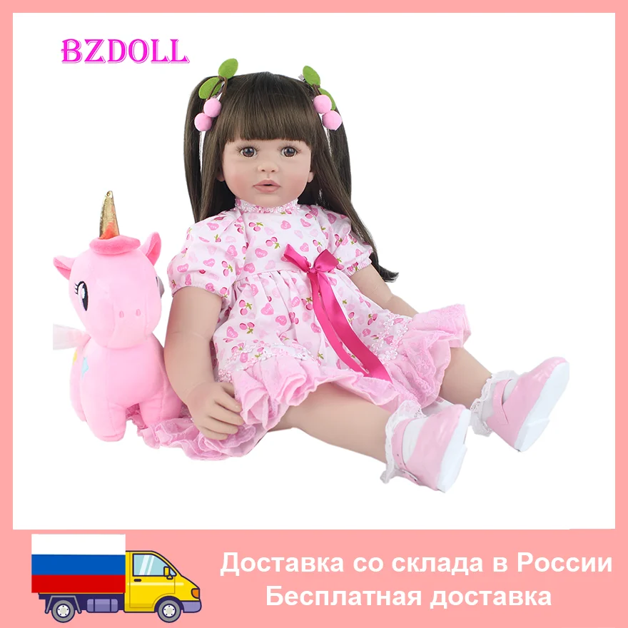60cm Soft Silicone Reborn Babies Doll Princess Alive Toddler Bebe Dress Up Play House Toys Kid Birthday Gift
60cm Soft Silicone Reborn Babies Doll Princess Alive Toddler Bebe Dress Up Play House Toys Kid Birthday Gift