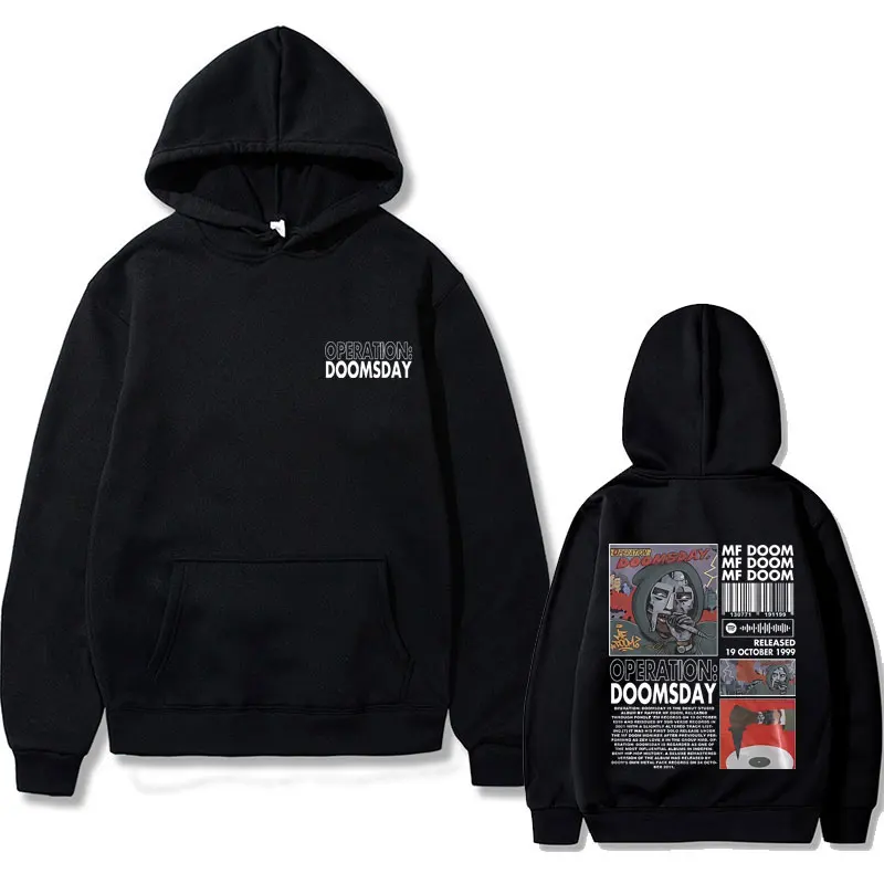 

Limited Edition Mf Doom Operation Doomsday Graphic Hoodie Men Women Casual Hoodies Tops Male Hip Hop Rapper Oversized Sweatshirt