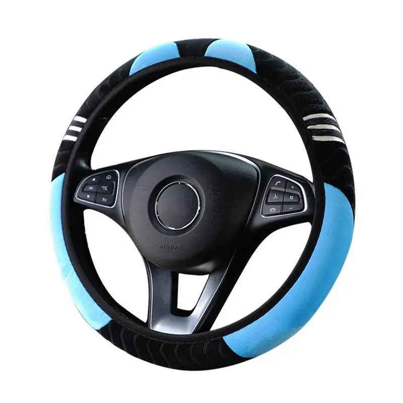 Fuzzy Steering Wheel Cover Cute Car Wheel Cover Soft Warm Anti-Slip Women Steering Wheel Cover Car Accessories Universal Fit 15 
Fuzzy Steering Wheel Cover Cute Car Wheel Cover Soft Warm Anti-Slip Women Steering Wheel Cover Car Accessories Universal Fit 15