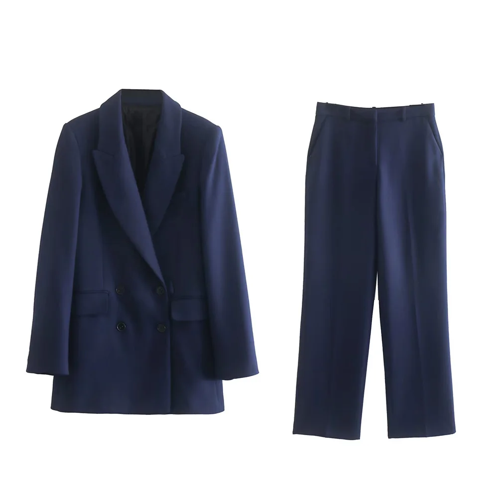 PB&ZA Stylish Women's Blazer Suits Business Office Lady Unisex Double Breasted Loose Coat And Wide Leg Pants Female 8889618
PB&ZA Stylish Women's Blazer Suits Business Office Lady Unisex Double Breasted Loose Coat And Wide Leg Pants Female 8889618