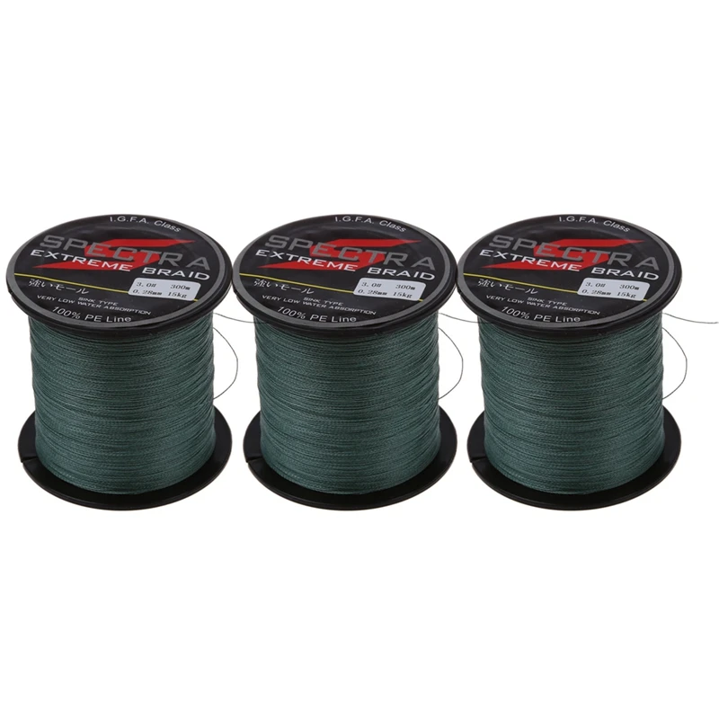 3X Nylon Braid Fishing Wire 30Lb 300M 11Kg For Lure Train
3X Nylon Braid Fishing Wire 30Lb 300M 11Kg For Lure Train