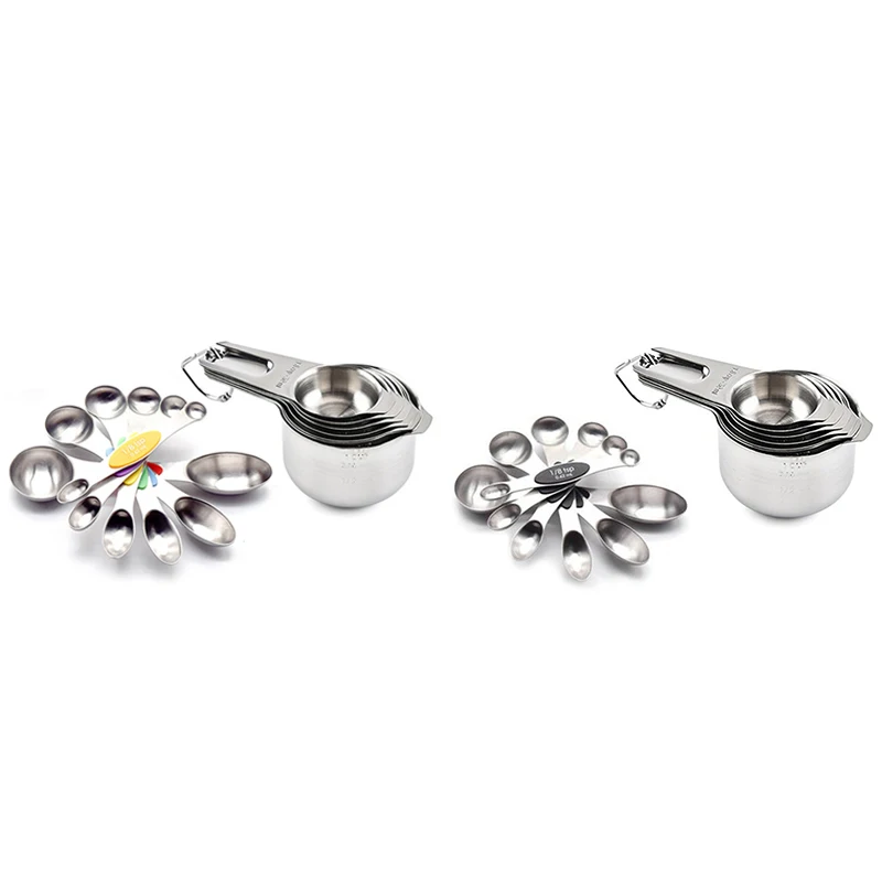 Stainless Steel Measuring Cups And Spoons Set,Metal Measuring Spoons And Cups,Dry Measuring Cups,Liquid Measuring Cups
Stainless Steel Measuring Cups And Spoons Set,Metal Measuring Spoons And Cups,Dry Measuring Cups,Liquid Measuring Cups