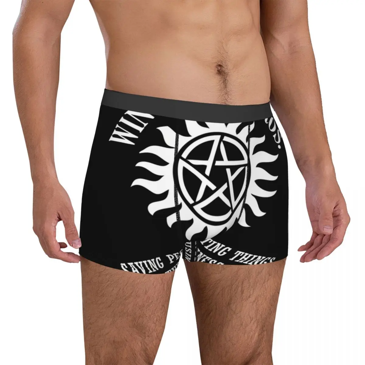 Supernatural Underwear WINCHESTER BROTHERS SINCE Man Underpants Print Soft Boxershorts Trenky Boxer Brief Plus Size 2XL
Supernatural Underwear WINCHESTER BROTHERS SINCE Man Underpants Print Soft Boxershorts Trenky Boxer Brief Plus Size 2XL