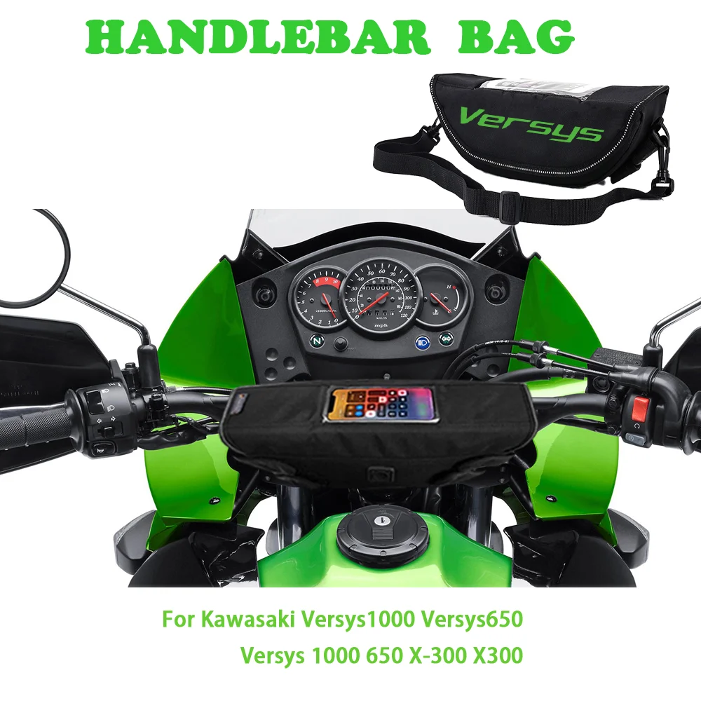 Motorcycle Waterproof Bag Storage Handlebar Bag Travel Tool Bag For Kawasaki Versys1000 Versys650 Versys 1000 650 X-300 X300
Motorcycle Waterproof Bag Storage Handlebar Bag Travel Tool Bag For Kawasaki Versys1000 Versys650 Versys 1000 650 X-300 X300
