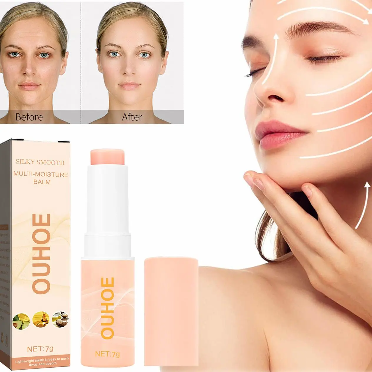 Anti-wrinkle Moisturizing Cream Stick Replenishes Water Moisturizes Skin Reduces Facial Fine Lines Anti-wrinkle Brightens Skin
Anti-wrinkle Moisturizing Cream Stick Replenishes Water Moisturizes Skin Reduces Facial Fine Lines Anti-wrinkle Brightens Skin