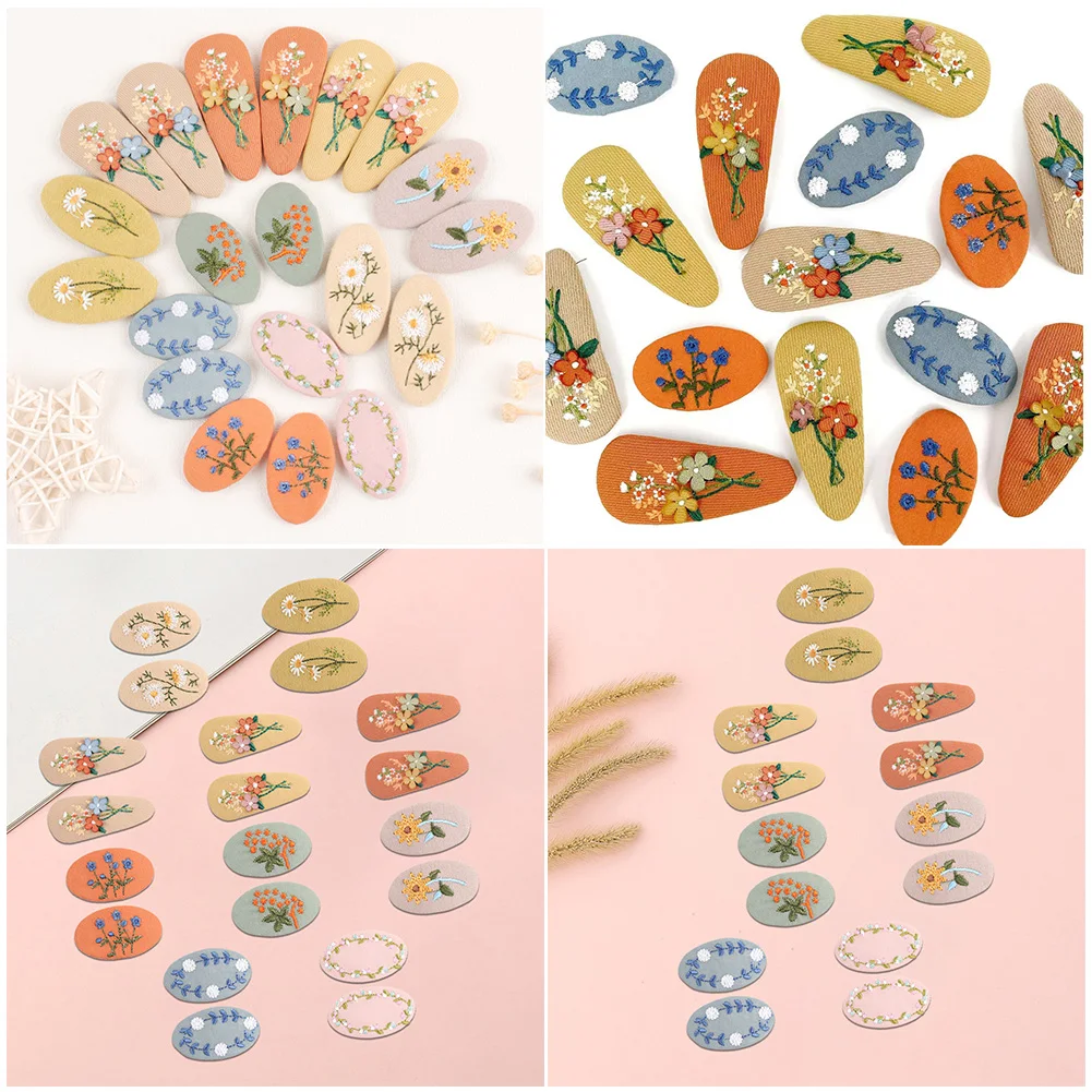 Fabric Embroidery Flower Girls Hair Pins Children Accessories Bb Hair Clips Ins Hair Styling Tools Barrettes Headdress
Fabric Embroidery Flower Girls Hair Pins Children Accessories Bb Hair Clips Ins Hair Styling Tools Barrettes Headdress