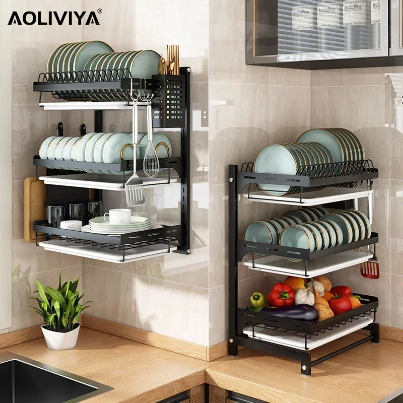 SH AOLIVIYA Kitchen Sink Rack Stainless Steel Knife Rack Chopsticks Barrel Wall-mounted Punch-free Multi-layer Dish Storage Rack
SH AOLIVIYA Kitchen Sink Rack Stainless Steel Knife Rack Chopsticks Barrel Wall-mounted Punch-free Multi-layer Dish Storage Rack