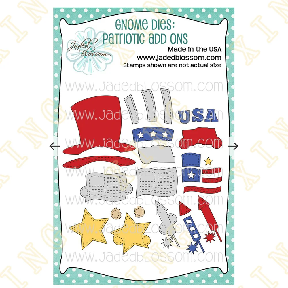Patriotic Add Ons 2022 New Metal Cutting Dies Scrapbook Diary Decoration Stencil Embossing Template Diy Greeting Card Handmade
Patriotic Add Ons 2022 New Metal Cutting Dies Scrapbook Diary Decoration Stencil Embossing Template Diy Greeting Card Handmade