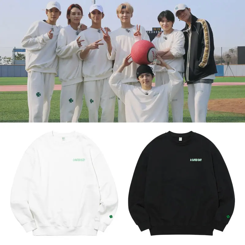 Новинка K Pop K-pop K-Pop GOING SEVENTEEN, свитшот с круглым вырезом, свободные пуловеры, топы
Новинка K Pop K-pop K-Pop GOING SEVENTEEN, свитшот с круглым вырезом, свободные пуловеры, топы