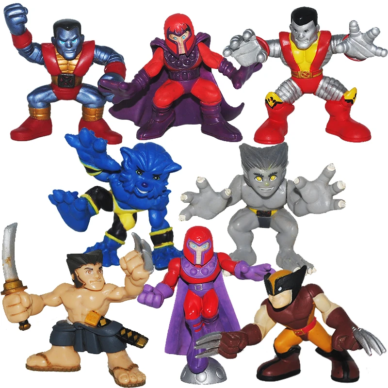 Экшн-фигурка супергероя отряд X-Men Росомаха Магнето серый Халк Q Версия Модель