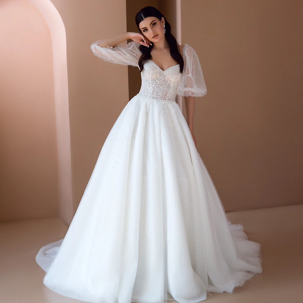 Pastrol, простые свадебные платья, милое шифоновое платье с рукавами-фонариками, блестящее платье длиной до пола, платье
Pastrol, простые свадебные платья, милое шифоновое платье с рукавами-фонариками, блестящее платье длиной до пола, платье