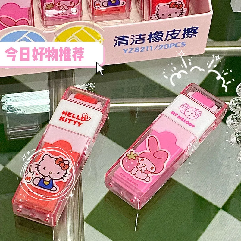 Kawaii My Melody HelloKittys Sanrios Eraser Cartoon Roller Girl Heart Eraser Learning Stationery Office Supplies Gifts for kids
Kawaii My Melody HelloKittys Sanrios Eraser Cartoon Roller Girl Heart Eraser Learning Stationery Office Supplies Gifts for kids