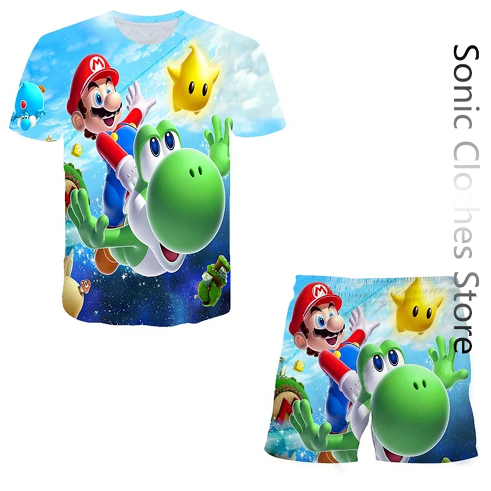Mario bros Tshirt Sets Kids Cartoon Fashion Casual Super Mario Children Clothing Boy Baby Men Women Short Sleeve T-shirt Top
Mario bros Tshirt Sets Kids Cartoon Fashion Casual Super Mario Children Clothing Boy Baby Men Women Short Sleeve T-shirt Top