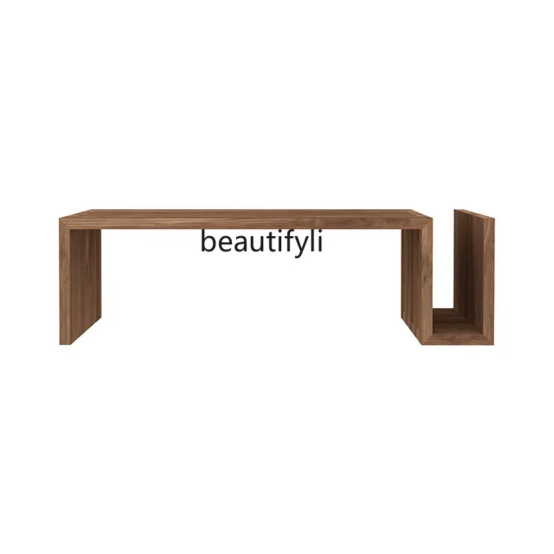 yj Black Walnut Nordic Art Solid Wood Tea Table Minimalist Design Japanese Log Tea Table
yj Black Walnut Nordic Art Solid Wood Tea Table Minimalist Design Japanese Log Tea Table