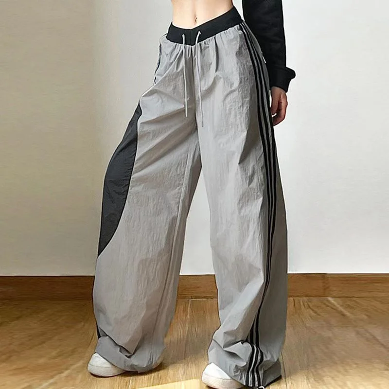 High Street Fashion Lady Stitch Color Loose Sweatpants Women Joggers 2023 Summer High Waist Drawstring 2yk Pants Long Trouser
High Street Fashion Lady Stitch Color Loose Sweatpants Women Joggers 2023 Summer High Waist Drawstring 2yk Pants Long Trouser