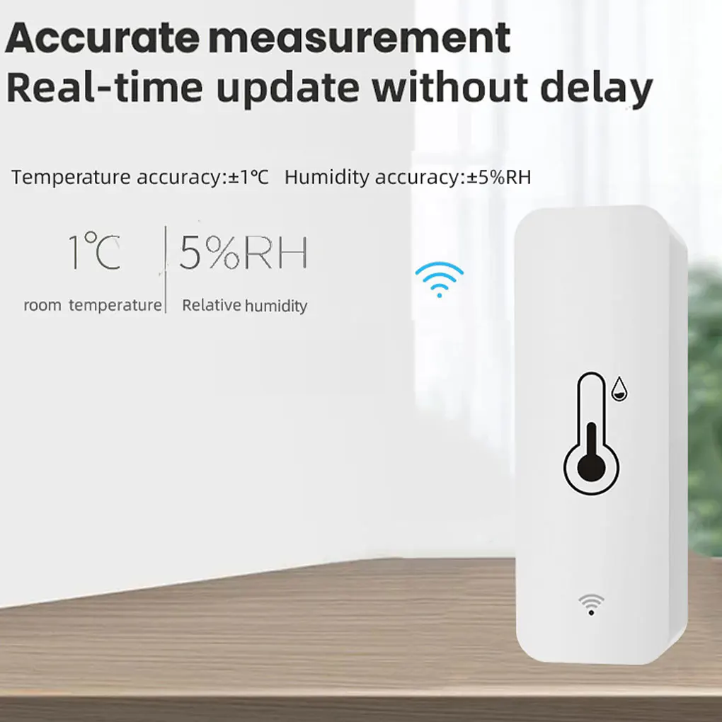 ABS Wireless Indoor Temperature Humidity Sensor Accurate Monitoring Anywhere Remote Warning Function
ABS Wireless Indoor Temperature Humidity Sensor Accurate Monitoring Anywhere Remote Warning Function