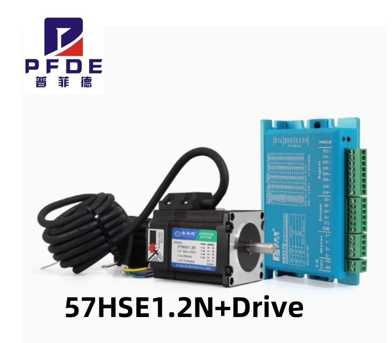 Nema 23 Шаговый серводвигатель 1,2 нм 57HSE1.2N+HBS57 Шаговый двигатель с замкнутым контуром/DL57 Высокопроизводительный шаговый сервопривод, 2-фазный.
Nema 23 Шаговый серводвигатель 1,2 нм 57HSE1.2N+HBS57 Шаговый двигатель с замкнутым контуром/DL57 Высокопроизводительный шаговый сервопривод, 2-фазный.