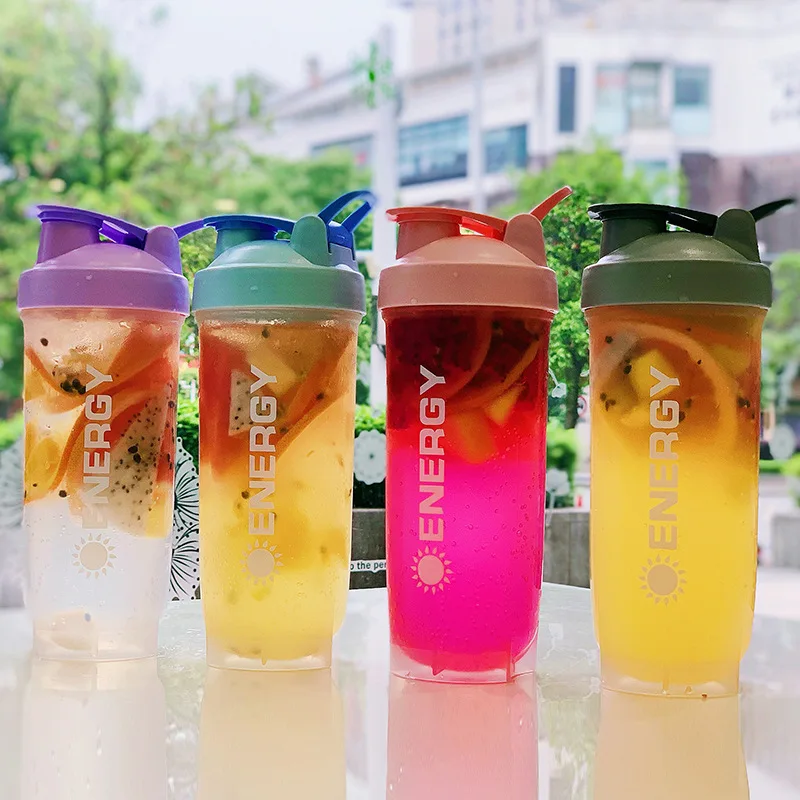 

500ml Sport Shaker Bottle for Whey Protein Powder Mixing Cup Sport Fitness Gym Shaker Outdoor Portable Plastic Juice Drink Pot