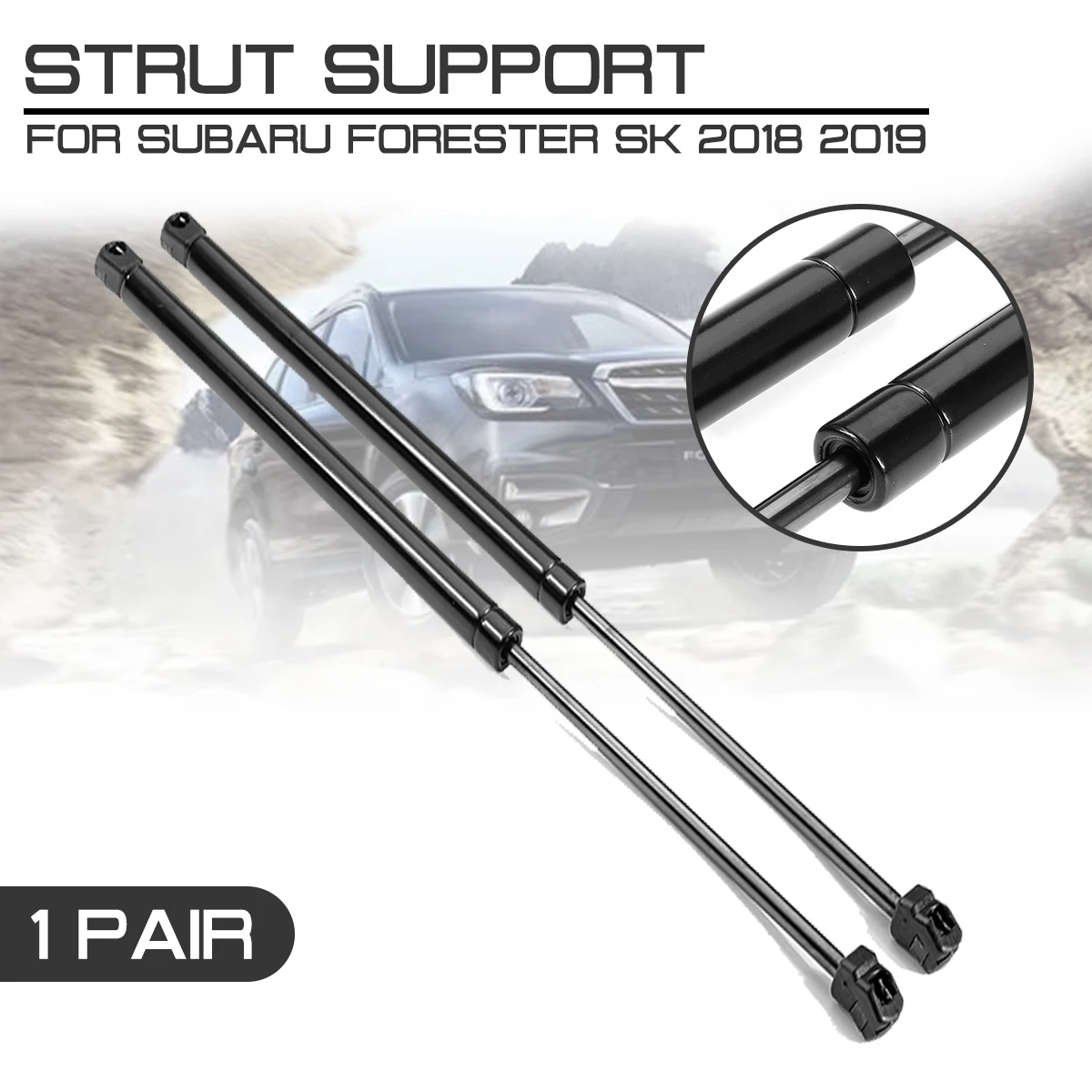 

Refit Bonnet Hood Gas Shock Lift Strut Bars Support Rod For Subaru Forester SK 2018 2019