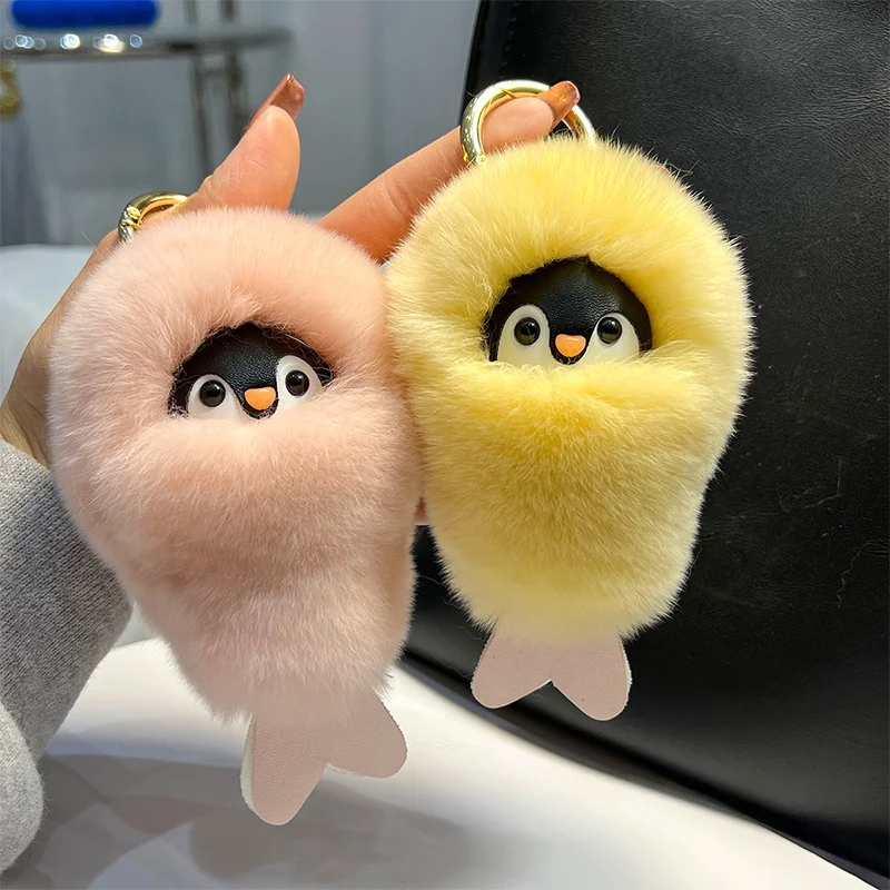 Car Key Chain Key Pendant Rex Rabbit Fur Cute Little Penguin Key Pendant Couple Pendant Cute Simple Plush Creative Bag Pendant 
Car Key Chain Key Pendant Rex Rabbit Fur Cute Little Penguin Key Pendant Couple Pendant Cute Simple Plush Creative Bag Pendant