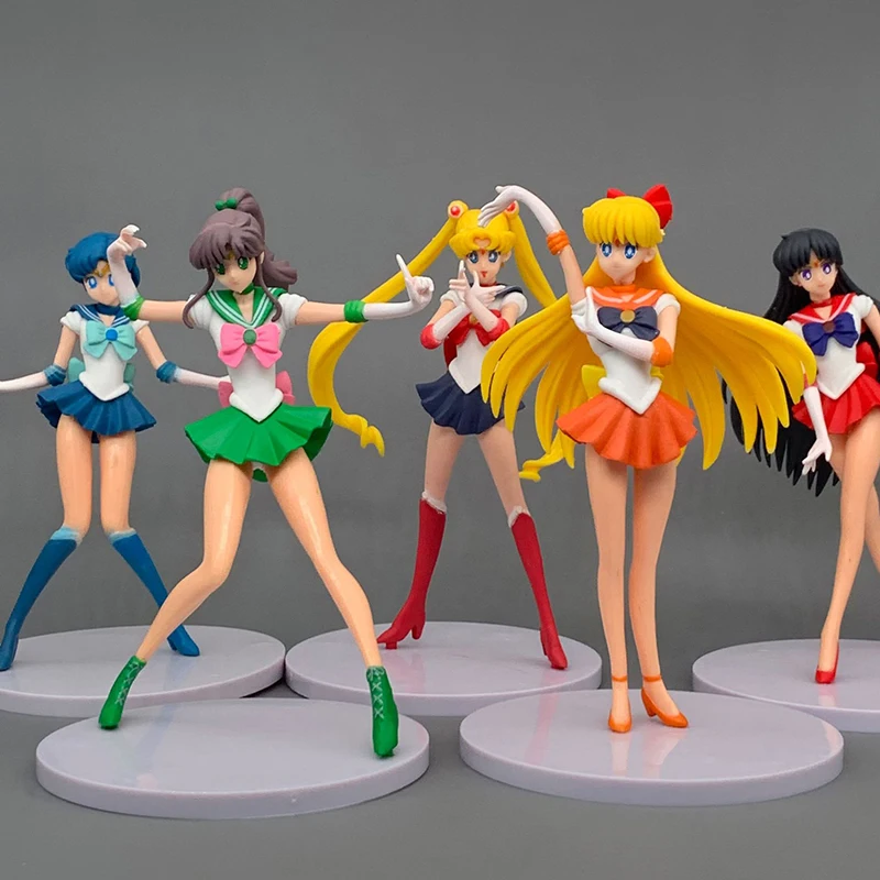 5pcs Anime Sailor Moon Action Figures Tsukino Usagi Tuxedo Venus Sexy Girl Pvc Kawaii Collectible Model Toy Doll Kids Gift
5pcs Anime Sailor Moon Action Figures Tsukino Usagi Tuxedo Venus Sexy Girl Pvc Kawaii Collectible Model Toy Doll Kids Gift