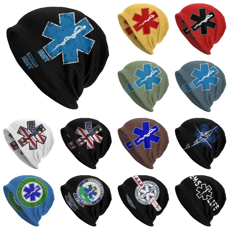 Emt Star Of Life Skullies Beanies Caps Men Women Unisex Street Winter Warm Knitting Hat Paramedic Medic Ambulance Bonnet Hats
Emt Star Of Life Skullies Beanies Caps Men Women Unisex Street Winter Warm Knitting Hat Paramedic Medic Ambulance Bonnet Hats