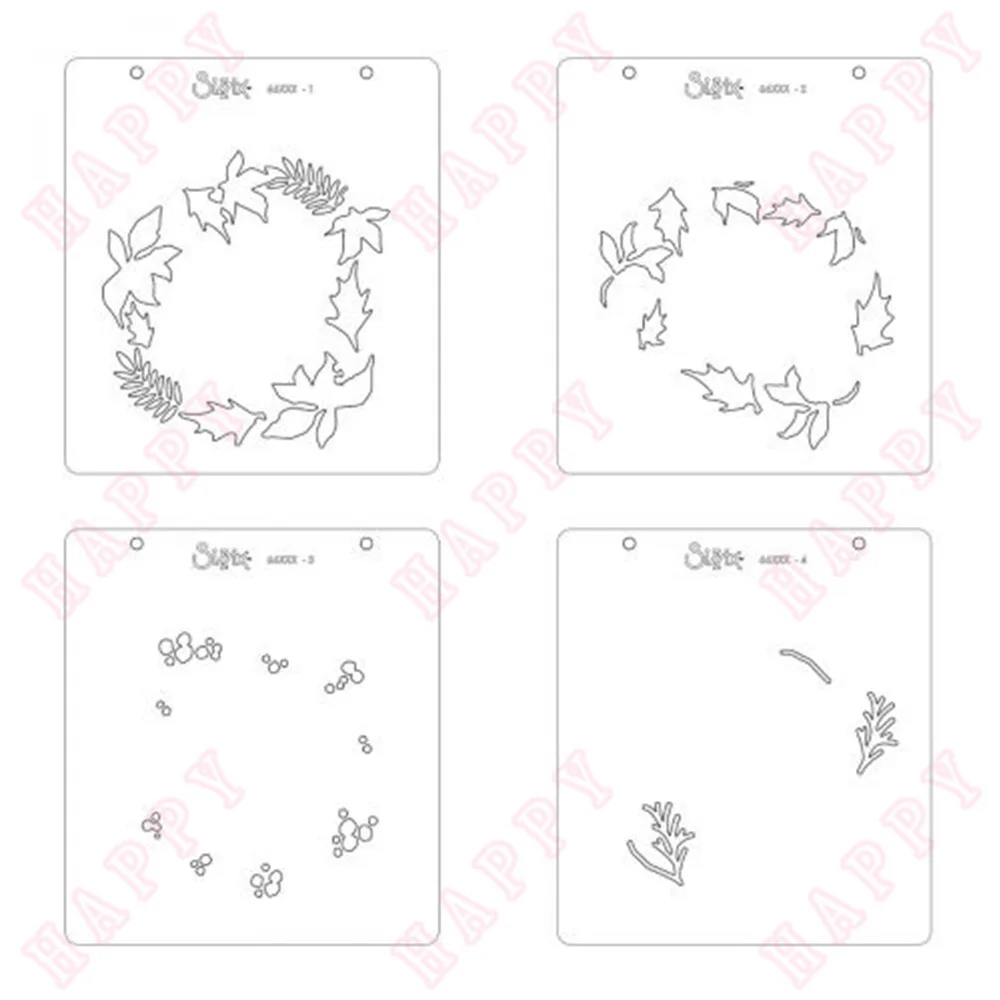 Plastic Stencils Holly Wreath Diary Scrapbook Paper Photo Album Decoration Craft Engraving Making Embossing Template
Plastic Stencils Holly Wreath Diary Scrapbook Paper Photo Album Decoration Craft Engraving Making Embossing Template