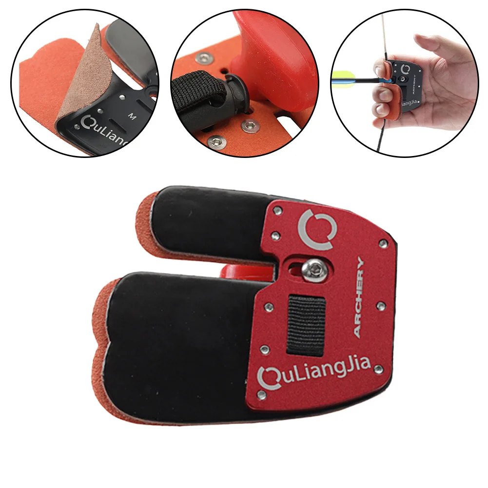 Archery 3 Fingers Hands Guard Tab Right Hand Support Leather Protector Bow Gear Metal Double Layer Finger Guard Equipment
Archery 3 Fingers Hands Guard Tab Right Hand Support Leather Protector Bow Gear Metal Double Layer Finger Guard Equipment