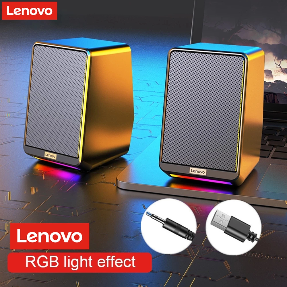 Lenovo Computer Desktop Speaker For Laptop TV PC Gaming Notebook USB Portable High Quality HiFi Stereo Bass Sound Audio Speaker
Lenovo Computer Desktop Speaker For Laptop TV PC Gaming Notebook USB Portable High Quality HiFi Stereo Bass Sound Audio Speaker
