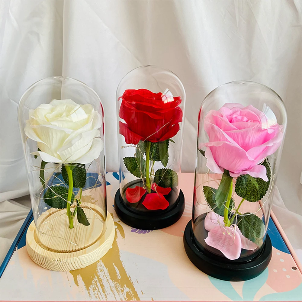 Simulation Rose Glass Shade Led Rave Christmas Lights Decoration Glow In The Dark Accessories Party Outdoor Festival Supplies
Simulation Rose Glass Shade Led Rave Christmas Lights Decoration Glow In The Dark Accessories Party Outdoor Festival Supplies