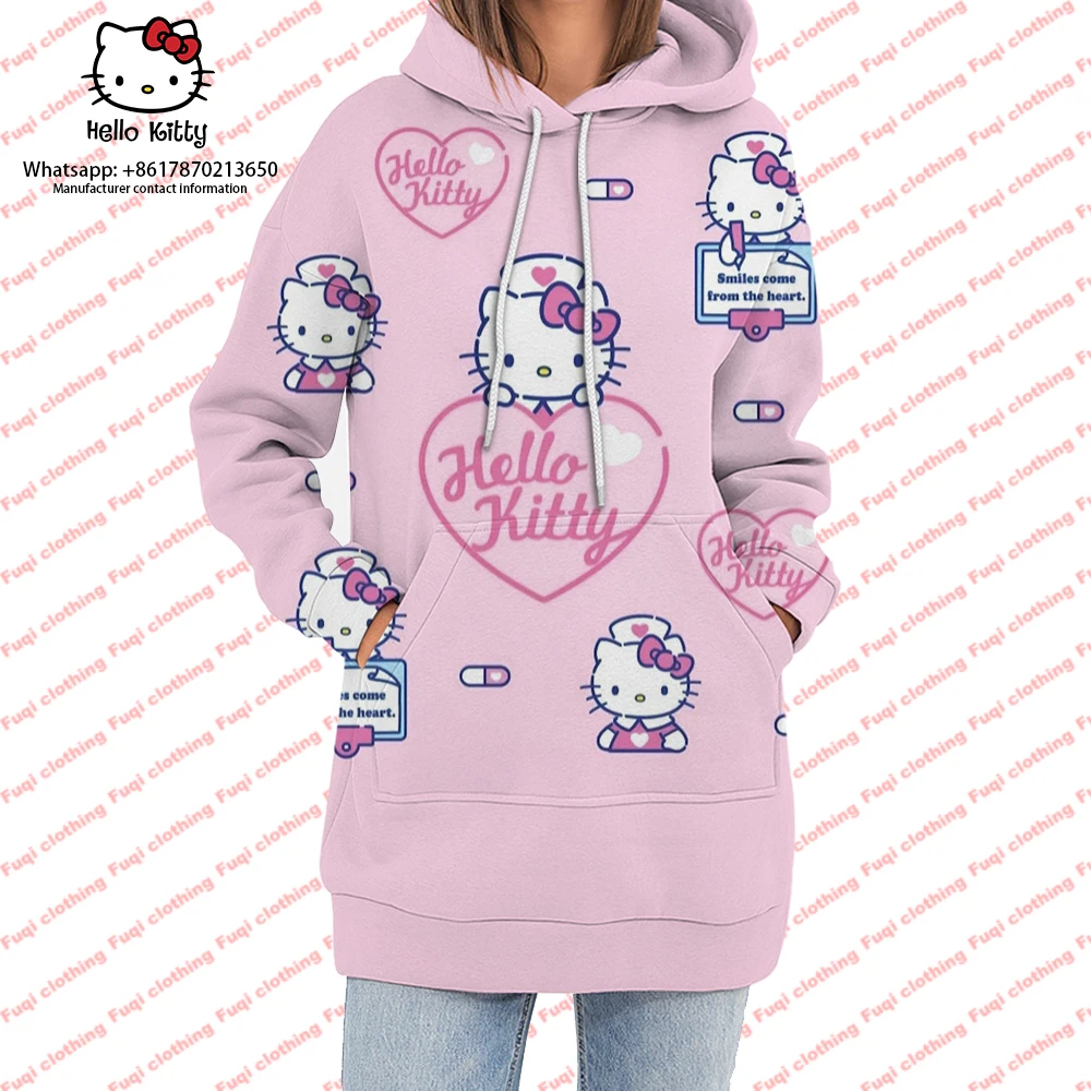 2023 New Women's Hoodie Hello Kitty Hoodie Cartoon Top Long Sleeve Sweatshirt Fashion Hoodie Women's Youth Clothing
2023 New Women's Hoodie Hello Kitty Hoodie Cartoon Top Long Sleeve Sweatshirt Fashion Hoodie Women's Youth Clothing