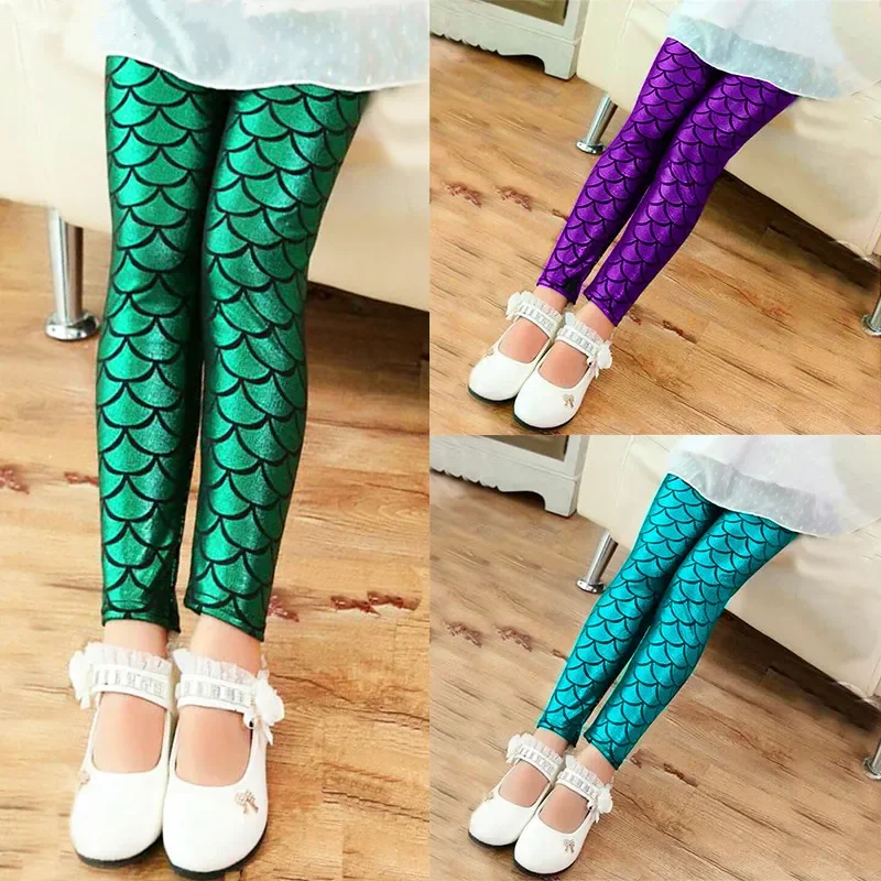 Children Pants Shiny Scale Stretch Leggings Princess Girls Slim Trousers 2 4 6 8 10 year
Children Pants Shiny Scale Stretch Leggings Princess Girls Slim Trousers 2 4 6 8 10 year