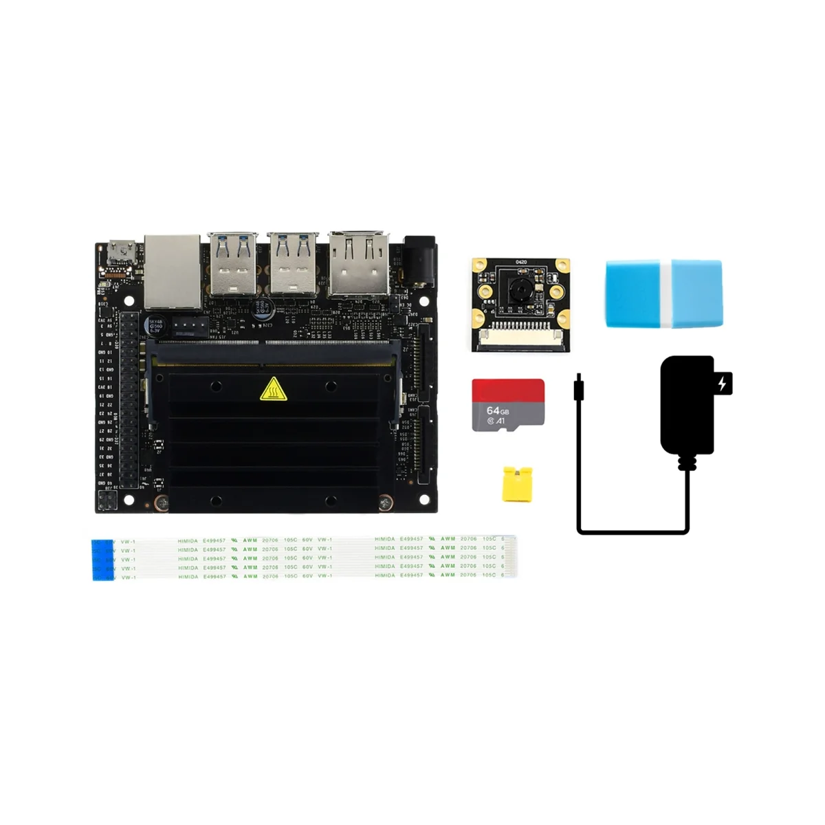 For Nano 4GB B01 Artificial Intelligence Kit for Programmingrobot Embedded with IMX219 Camera US Plug
For Nano 4GB B01 Artificial Intelligence Kit for Programmingrobot Embedded with IMX219 Camera US Plug