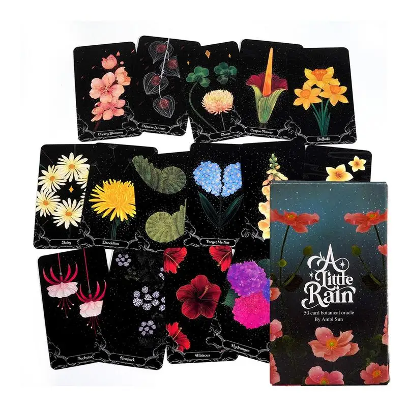 A Little Rain Botanical Oracle Deck 44 Unique Beautiful Botanical Illustrations Card Love Oracle Cards Tarot Party Family Game
A Little Rain Botanical Oracle Deck 44 Unique Beautiful Botanical Illustrations Card Love Oracle Cards Tarot Party Family Game