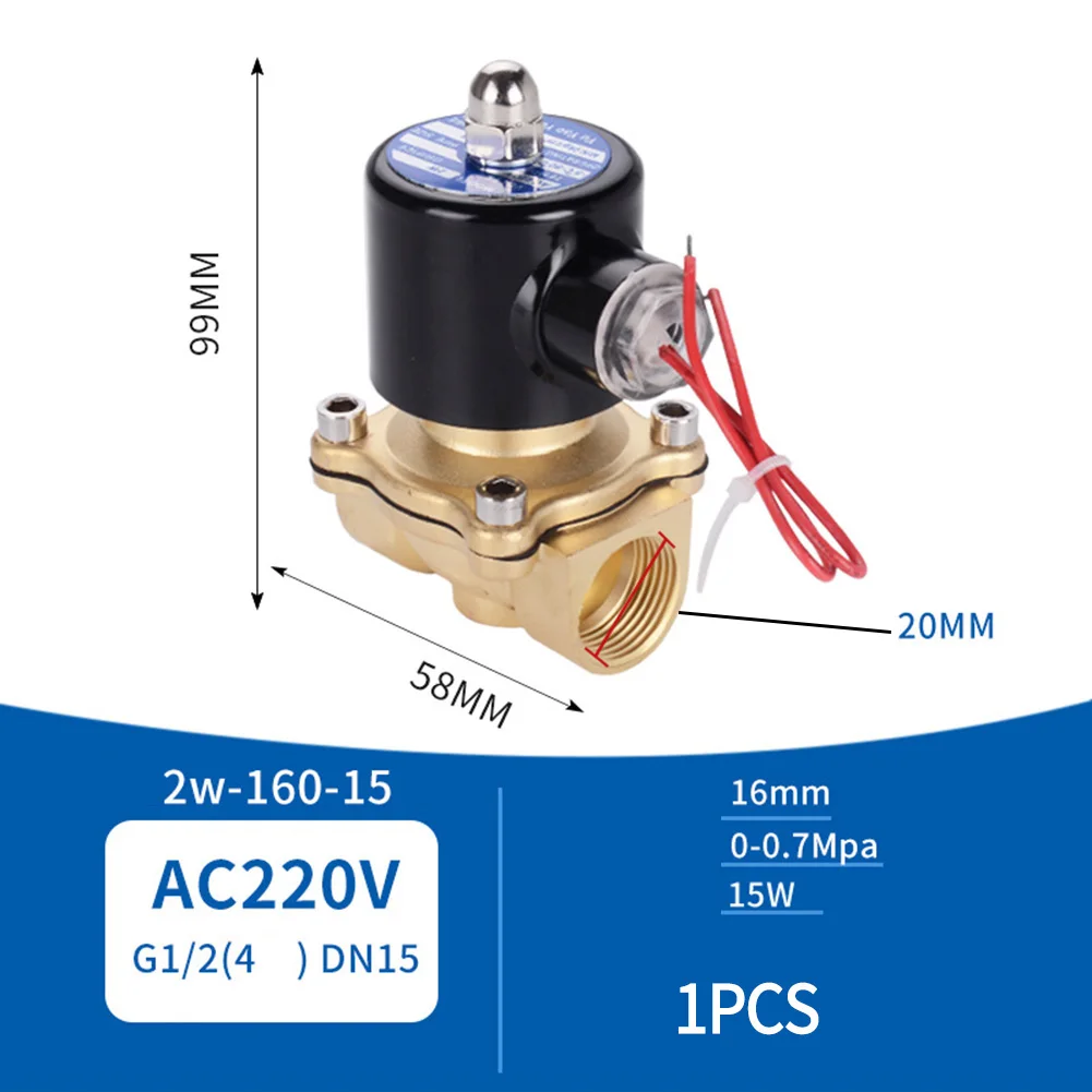 Electric Solenoid Valve 1/2" DN15 Pneumatic Control Switch DC12V/DC24V/AC220V 0~1.0MPa One-way/two-way Solenoid Valve
Electric Solenoid Valve 1/2" DN15 Pneumatic Control Switch DC12V/DC24V/AC220V 0~1.0MPa One-way/two-way Solenoid Valve