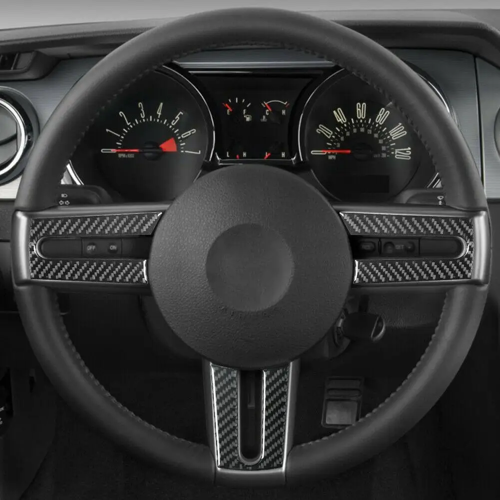 Cover Trim Steering Wheel Cover Front Accessories Car Carbon Fiber For Ford Mustang 2005-2009 Sticker Trim Truck
Cover Trim Steering Wheel Cover Front Accessories Car Carbon Fiber For Ford Mustang 2005-2009 Sticker Trim Truck