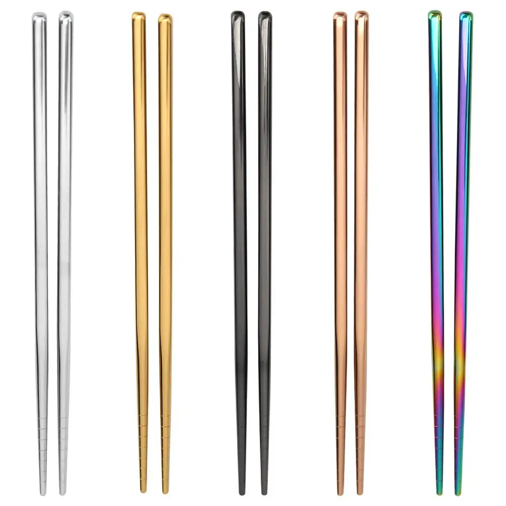 Stainless Steel Chopsticks Portable Non-slip Environmental Protection Food Sticks Kitchen Dining Tableware Accessories
Stainless Steel Chopsticks Portable Non-slip Environmental Protection Food Sticks Kitchen Dining Tableware Accessories
