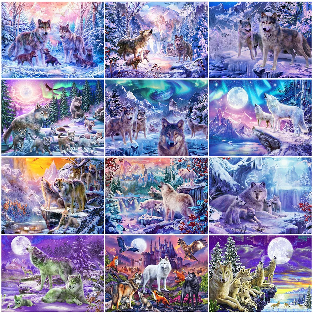 Набор для алмазной вышивки «сделай сам» Huacan, мозаика с изображением животных, волка, полная вышивка, украшение для спальни
Набор для алмазной вышивки «сделай сам» Huacan, мозаика с изображением животных, волка, полная вышивка, украшение для спальни