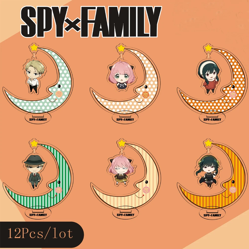 12Pcs Spy X Family Anime Acrylic Stand Loid Anya Yor Forger Twilight Figure Pendant Model Desktop Decoration Gift
12Pcs Spy X Family Anime Acrylic Stand Loid Anya Yor Forger Twilight Figure Pendant Model Desktop Decoration Gift